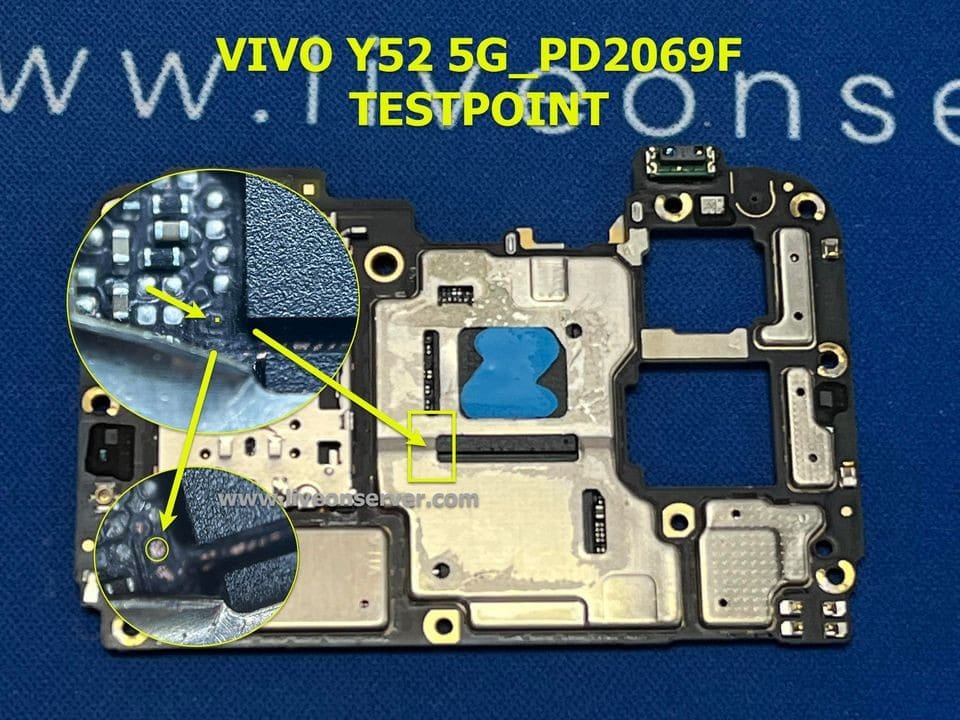 Vivo Y52 5g Test Point / EDL Point